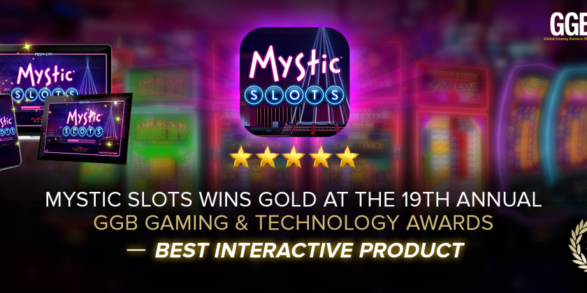 Mystic Slots Wins Gold at 19th Annual GGB Gaming & Technology Awards
